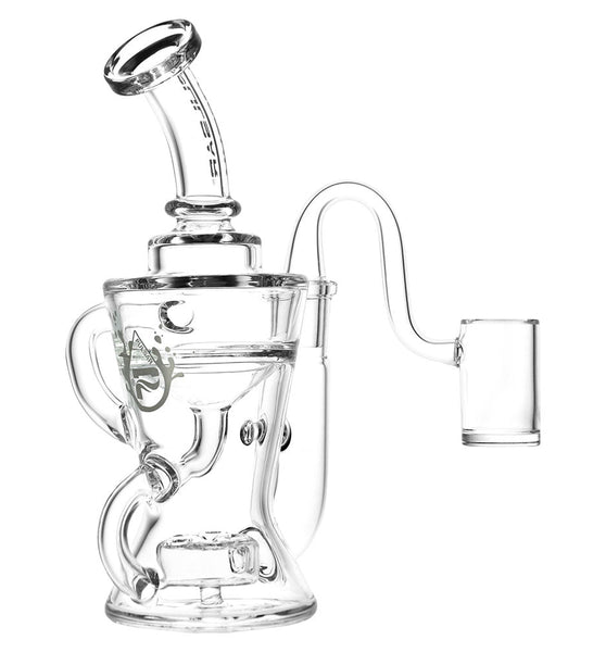 Pulsar Enchanted Double Chamber Recycler Rig - 7" / 14mm F / Clear