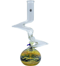 LA Pipes "Switchback" Bubble Base Bong