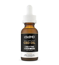 cbdMD Full Spectrum CBD Oil Tinctures - Natural