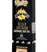 Butter OG Delta 8 Live Resin Disposable Vape 2G - Banana Runtz (Hybrid)