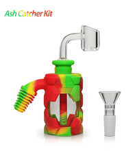 Waxmaid 4.96" Silicone&Glass Ash Catcher Kit