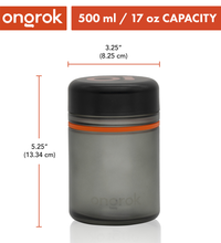 Ongrok 500ml Child Resistant Jars, 2 pack