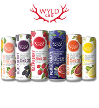 WYLD Real Fruit CBD Infused Sparkling Water 12oz (Multiple Flavors)