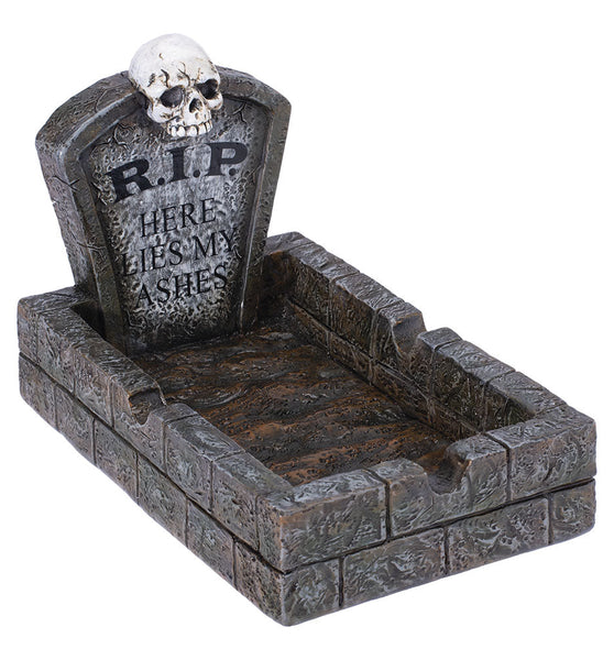 Fujima RIP Tombstone Ashtray - 6.3"