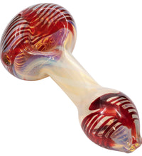 LA Pipes Twisty Cane Spoon Glass Pipe (Various Colors)