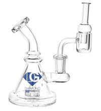 Diamond Glass Mini Coil Dab Rig - 4.75" / 14mm F