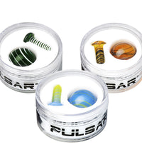 Pulsar Terp Slurper Screw & Marble Set - 2pc / Colors Vary