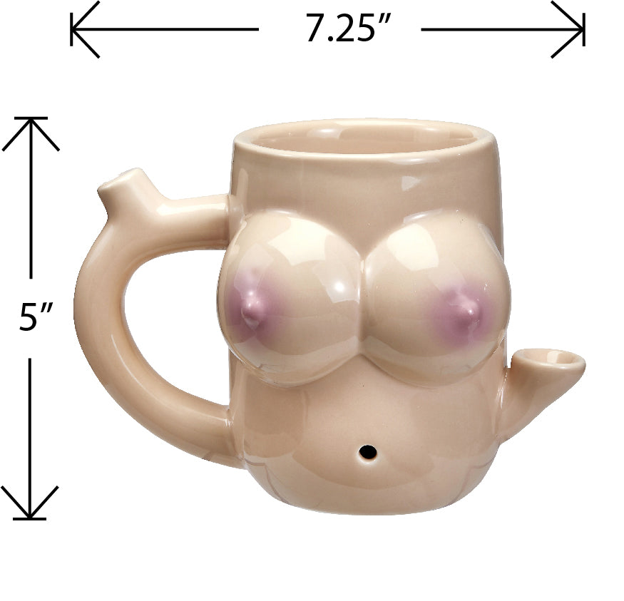 BOOB  MUG - NOVELTY PIPE