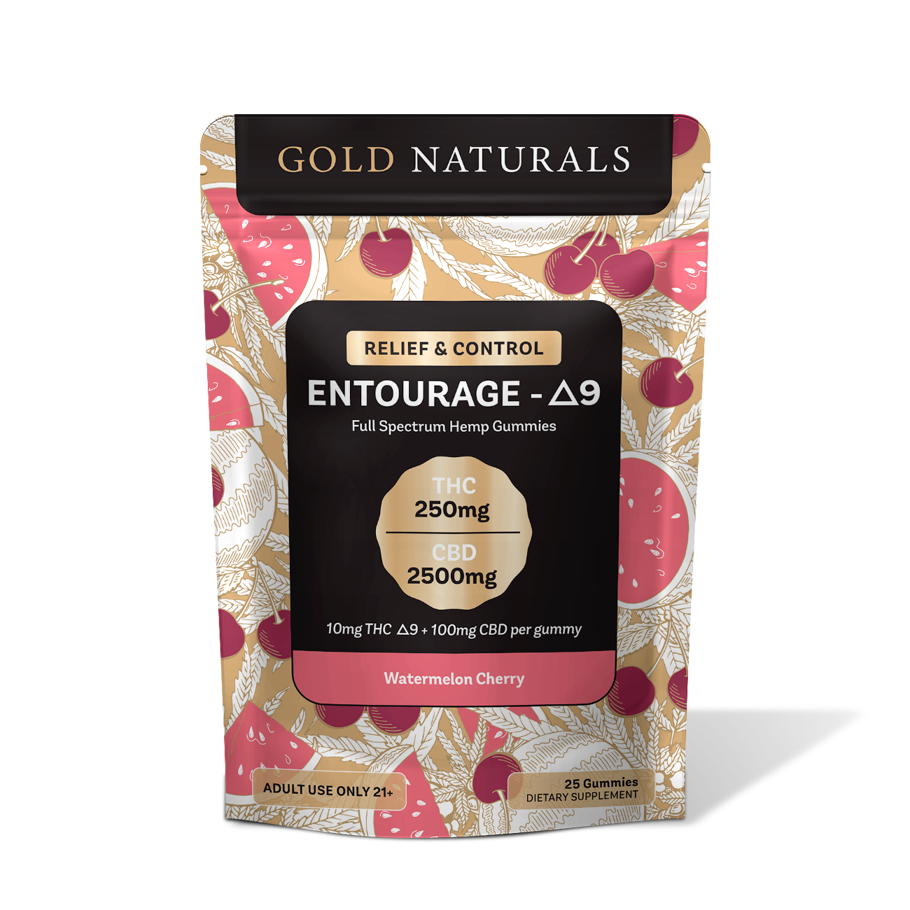 Gold Naturals Entourage Δ9 Gummy