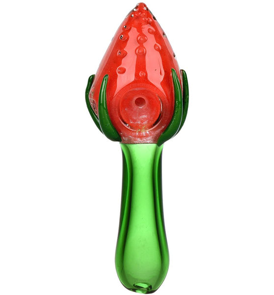 Strawberry Remedy Glass Hand Pipe - 5"