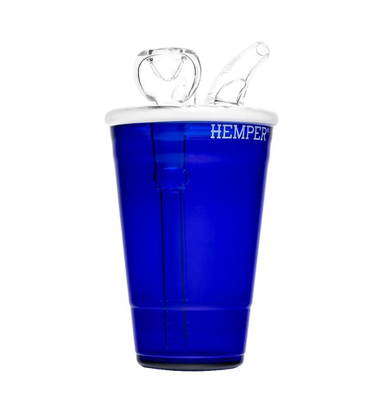 Hemper Beer Pong Glass Water Pipe - 5.75" / 14mm F