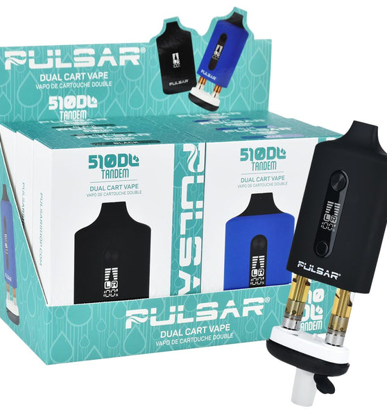 Pulsar 510 DL Tandem Dual Cart Vaporizer | 650mAh