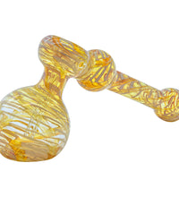 LA Pipes Full Rake Fumed Hammer Bubbler Pipe 6"