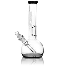 GRAV® Small, Black Accent Round Base Water Pipe