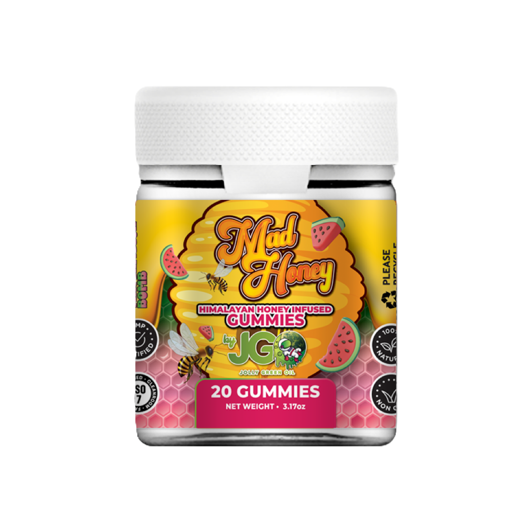 JGO Mad Honey Infused Gummies, 10000 mg, 20 ct