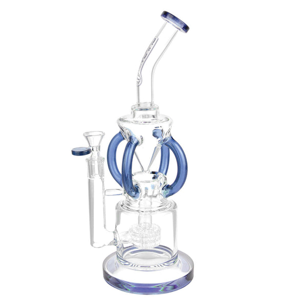 Pulsar Gravity Recycler Water Pipe - 13"/14mm F/Colors Vary