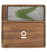 Ongrok Premium Natural Acacia Wood Tray | 9.5" x 9.5"