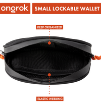 Ongrok Carbon-lined Wallets with Combination Lock V 2.0 | 3" Sizes (Small, Medium, Large)