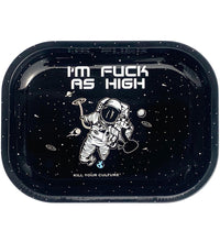 Kill Your Culture Rolling Tray - 7"x5.5" / Fuck As High