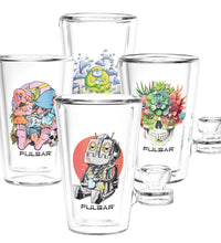 Pulsar Design Series x Drinkable Series Glass Tumbler Pipe | 250mL | 5"