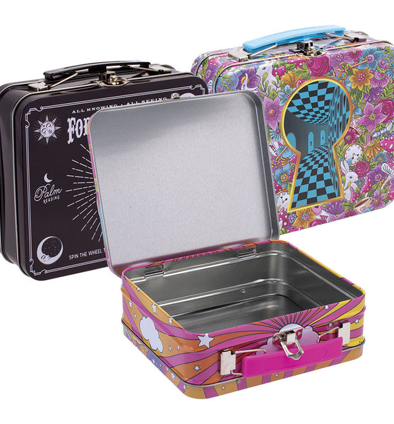 Fujima Handled Tin Stash Box | 6.5"