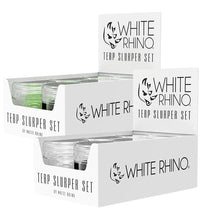 White Rhino Terp Slurper Marble Set | 3pc | 6ct Display