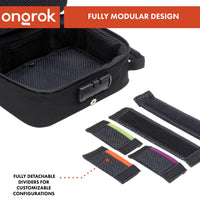 Ongrok Large Carbon-Lined Case with Combo Lock