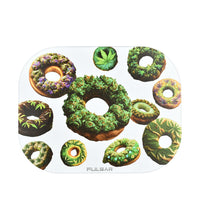 Pulsar Mini Metal Rolling Tray w/ Lid - Forbidden Donuts / 7"x5.5"