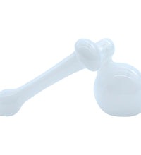 LA Pipes "Ivory Sidecar" Glass Sidecar Bubbler Pipe