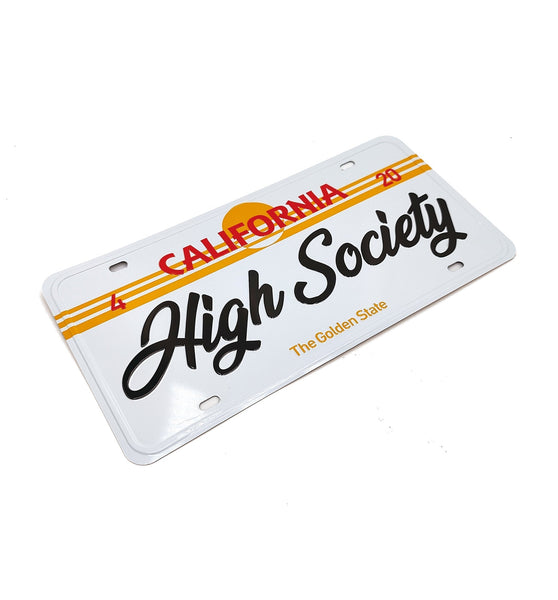 High Society | Limited Edition Collectors Car Plate