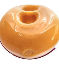 LA Pipes "Frosted Donut" Glass Pipe