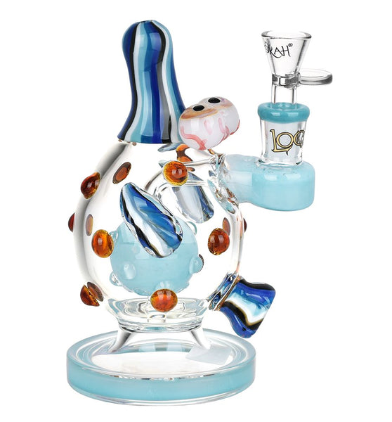 Lookah Glass Trip Water Pipe - 7" / 14mm F