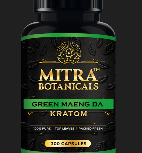 Mitra Botanicals Green Maeng Da – Kratom (300 Capsules)