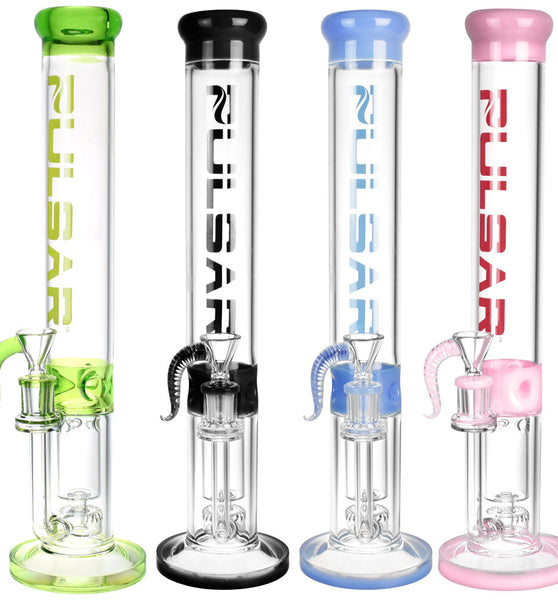 Pulsar Recycler Tube Water Pipe - 15"/14mm F/Colors Vary