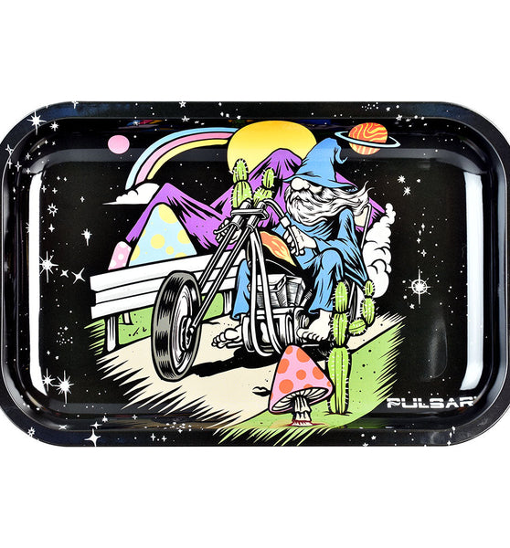 Pulsar Metal Rolling Tray | Trippy Trip