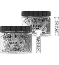 White Rhino Glass Tip | 50pc Jar