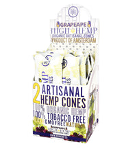 High Hemp Organic Artisanal Cones - 2pk 15pcs