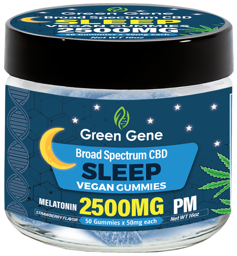 Green Genie Organic CBD Infused Mood Based Vegan Gummies - 625MG to 2500MG