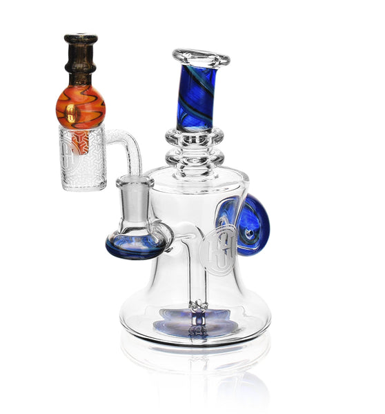 High Society | Astara Premium Wig Wag Concentrate Rig (Blue)