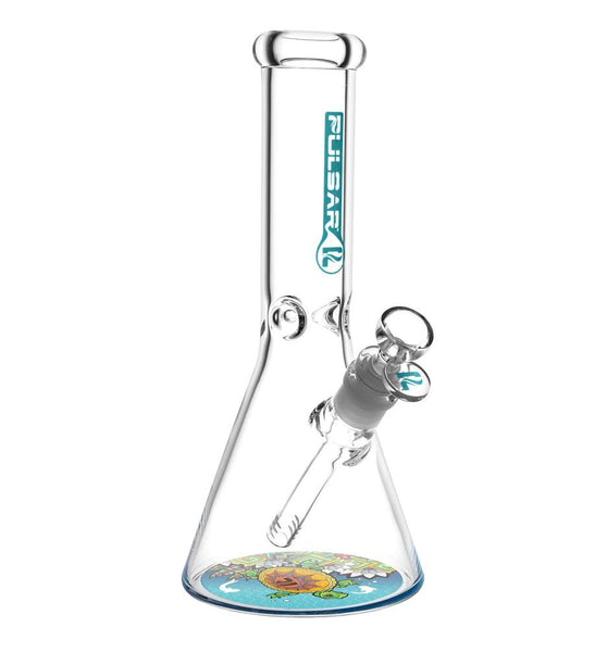 Pulsar Psychedelic Beaker Bong