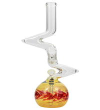 LA Pipes "Switchback" Bubble Base Bong