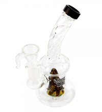 Thug Life | 6" Bubbler Shaped Rasta Water Pipe