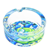 Pulsar Design Series Round Glass Ashtray - 3.4" / 6ct