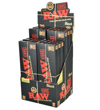 RAW Black Pre-Rolled Cones - 20pk/King Size - 12PC