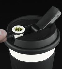 Puffco Cupsy Coffee Cup Water Pipe - 5" / Black