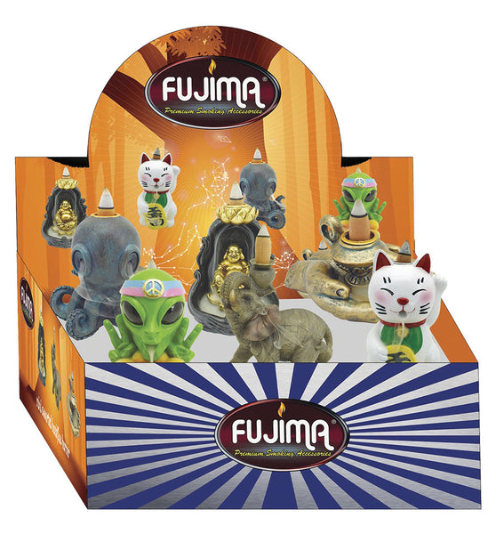 Fujima Mini Backflow Incense Burner | Asst #3 | 6pc Display