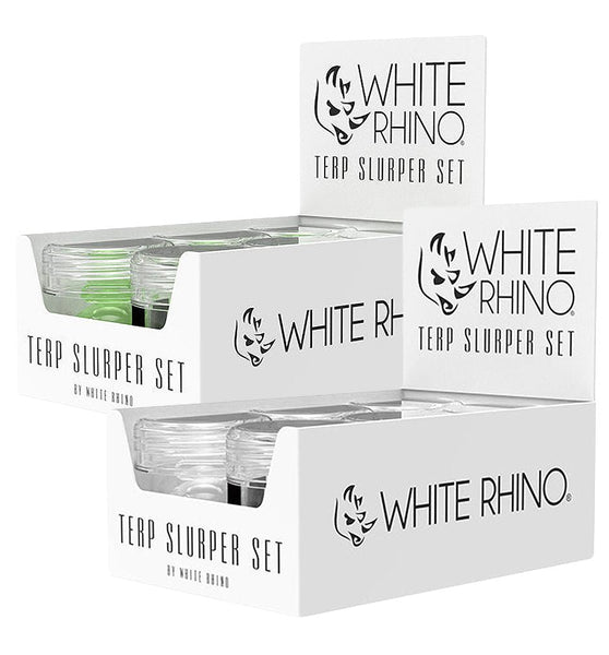 White Rhino Terp Slurper Marble Set | 3pc | 6ct Display