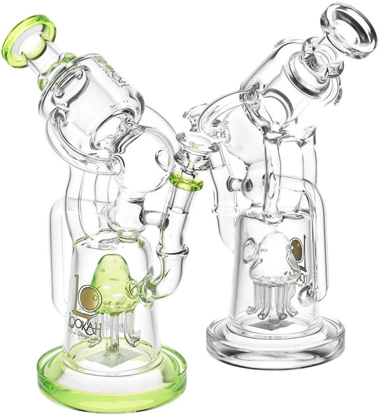 Lookah Glass Scoped Out Recycler Water Pipe | 10.5" | 14mm F