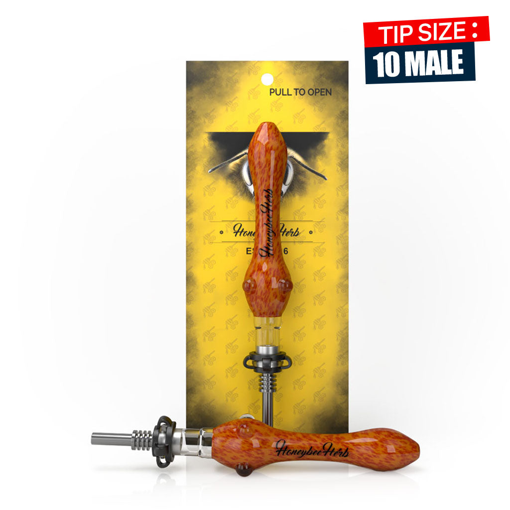 SPECKLED GLASS NECTAR COLLECTOR