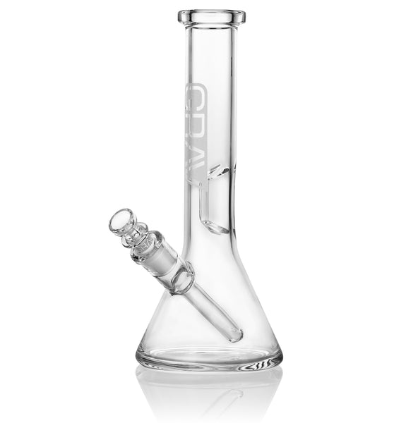 GRAV® Small, Clear Beaker Base Water Pipe